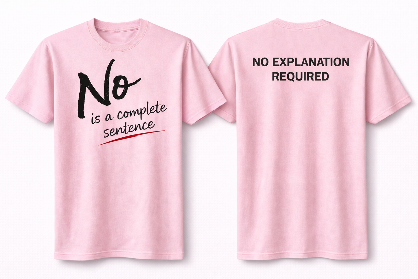 No is A Full Sentence Tee