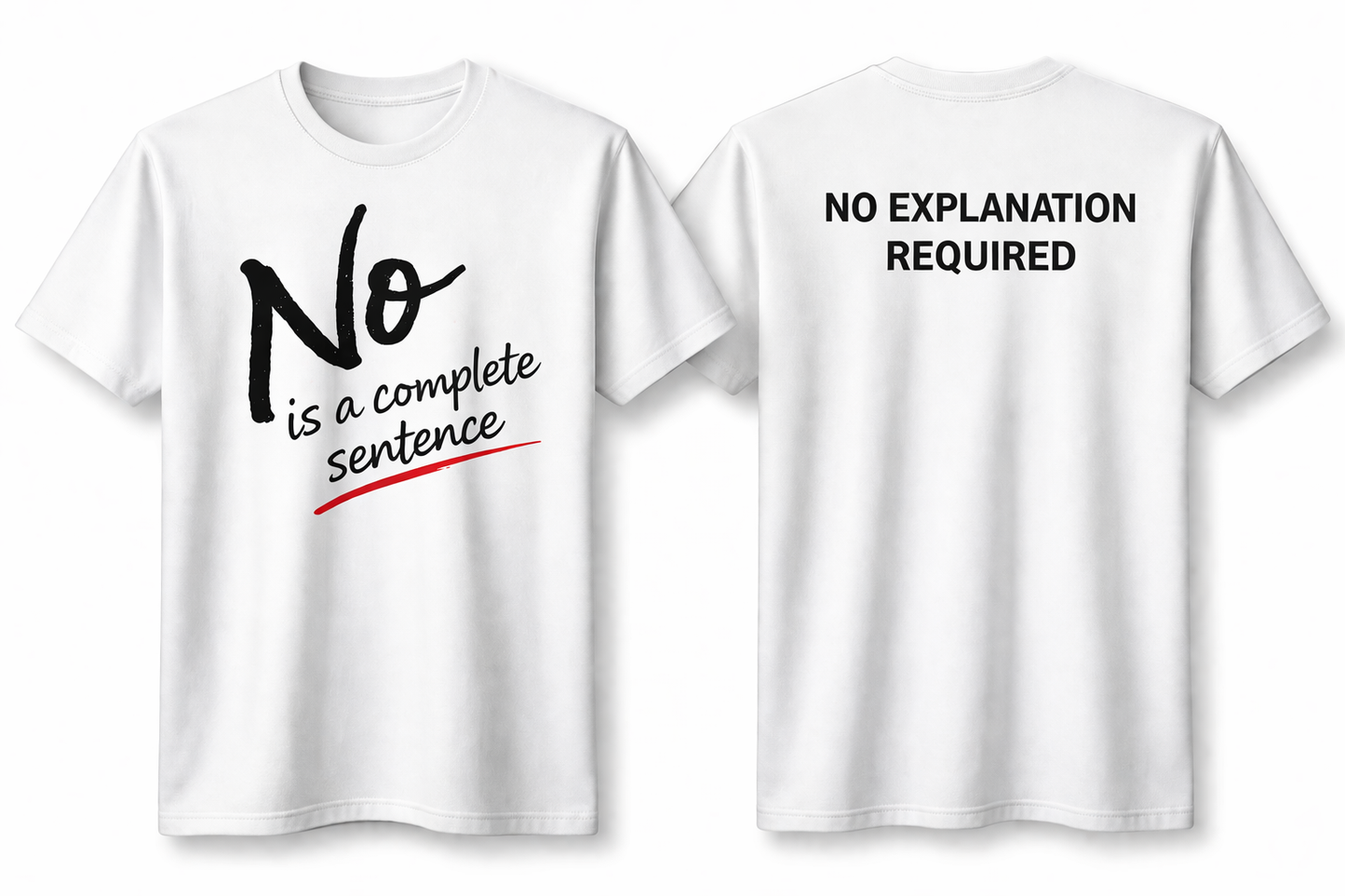 No is A Full Sentence Tee